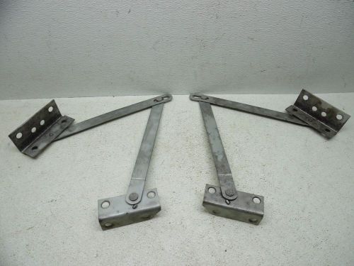 53 54 chevy station wagon rear lower tailgate hinge support arms hinges arm