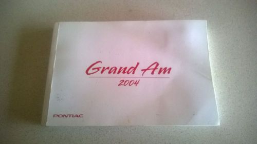 2004 pontiac grand am owners manual