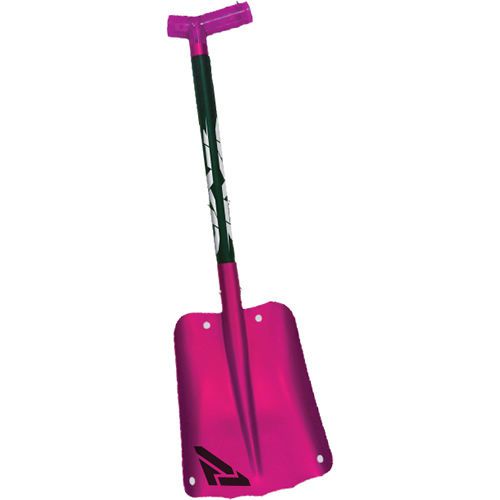 Fxr tactic extendable snow shovel with saw  fuchsia pink/black