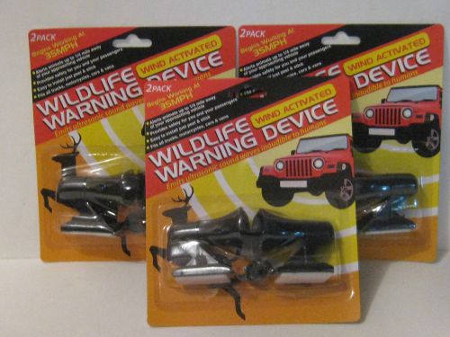 3 packs of 2  deer whistles / wildlife warning devices/brand new free shipping!