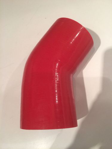 Marine /wet exhaust coupler, 3&#034; to 3&#034;  45 degrees silicone, 3 ply, rated 500 °f