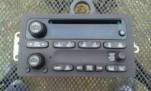 Chevy impala cd player radio oem 2003