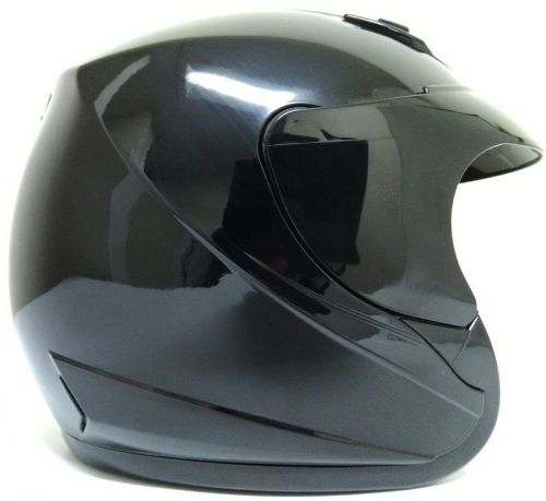 Gmax gm17 open face helmet dot new black size small