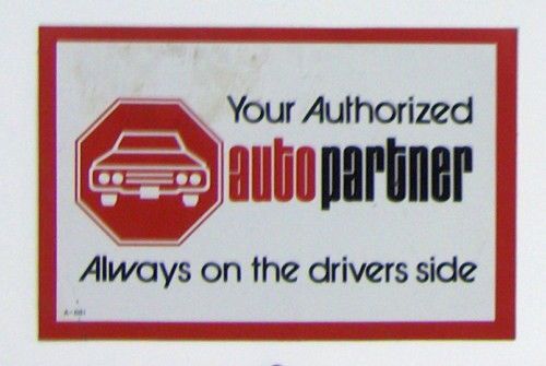 Auto partner  original sticker decal nascar racing rod