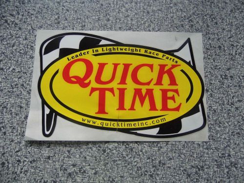 Quick time race parts sticker