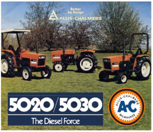 Allis chalmers ac 5020 &amp; 5030 tractor repair maintenance service manual cd