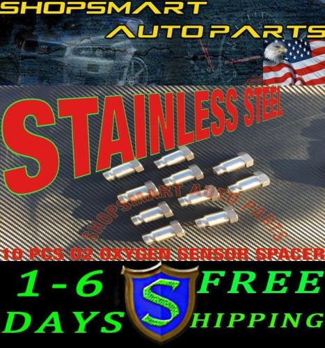 10x o2 oxygen sensor  extension spacer m18 x 1.5 02 bung hho adapter obd2 02