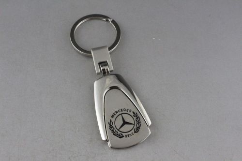 New fashion metal mercedes car logo key chain - gift - key ring @18