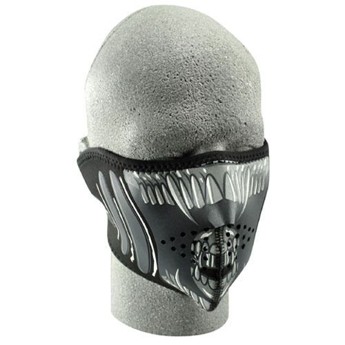 Neoprene 1/2 face mask alien