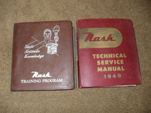 Factory nash dealer service training bulletins 1952-1954,service repair diagnos