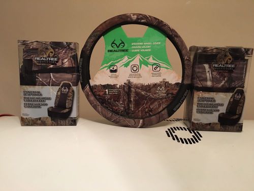 Realtree steering wheel and seat cover .. hoyt mathews ..