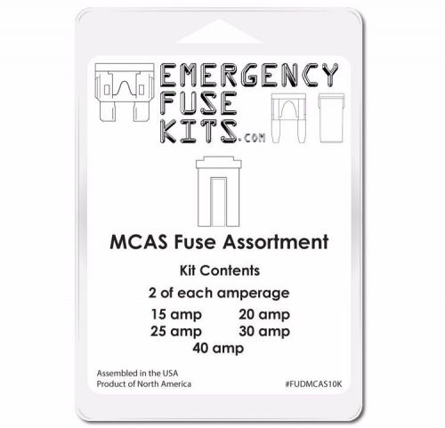 Emergency fuse kits 10 piece mcas fuse kit made in usa 15a 20a 25a 30a 40a