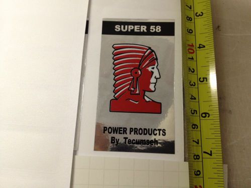 Power products ah58 decal sticker tecumseh