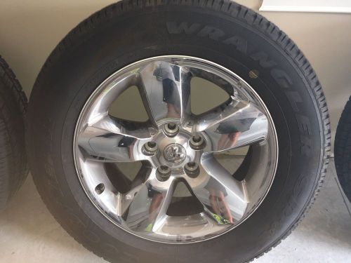 Dodge ram 1500 set of 4 wheels and tires