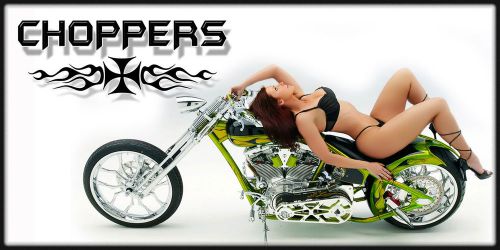 Motorcycle racing motocross yamaha honda garage banner - choppers chic #11