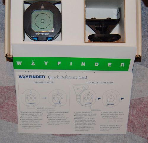 Vintage never used wayfinder navigator compass for automobile in original box