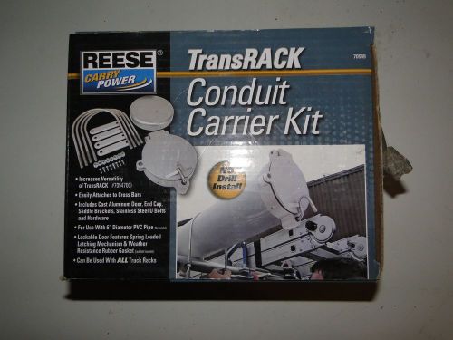 Reese transrack conduit carrier kit 7054942 6&#034; diameter pvc pipe truck rack *