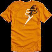 Fox racing pitmann youth boys short sleeve t-shirt day glo orange