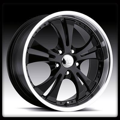 16" x 7 vision 539 shockwave gloss black 5x110 cobalt wheels rims 16 inch +42