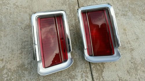 1966 oldsmobile cutlass 442 tail lights oem gm