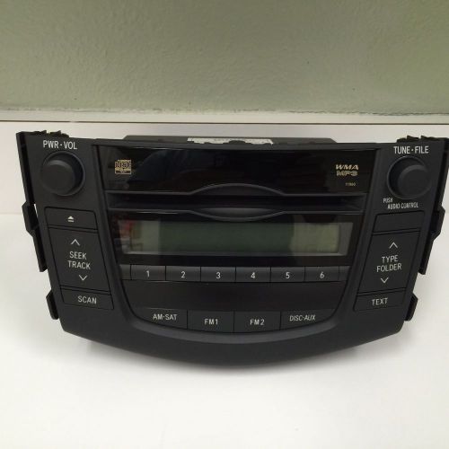 2011 toyota rav4 stereo cd radio receiver 86120-0r071 11860 oem