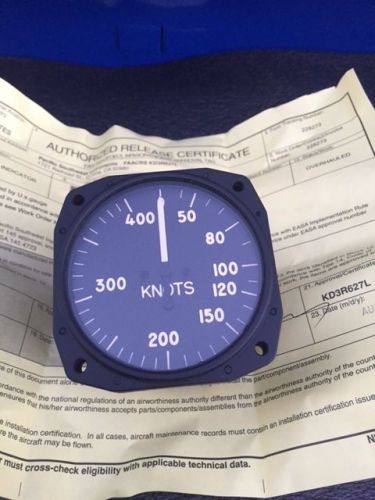 Airspeed indicator 40-400 knots an-5861t2 u.s. gauge