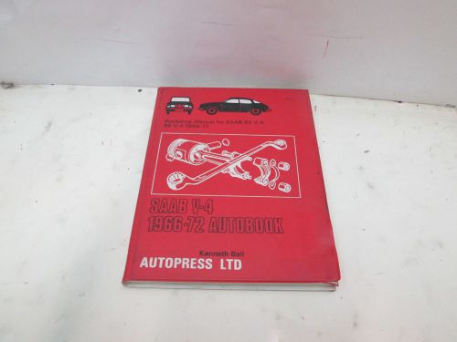 Autopress saab v-4 1966-72 workshop manual