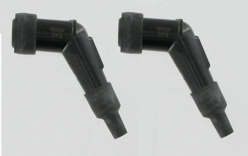 Yb05f ngk (2 quanity)  120 degree spark plug cap 5k resistor cover