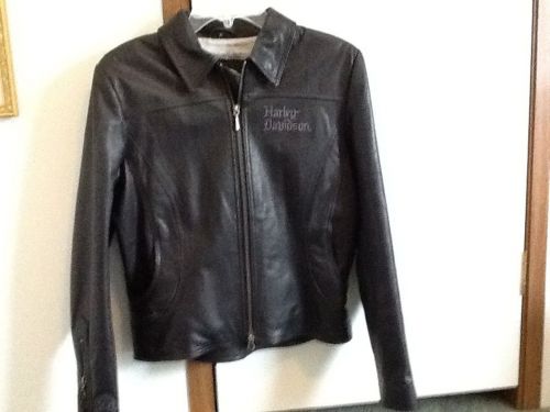 Women&#039;s harley davidson leather jacket size medium