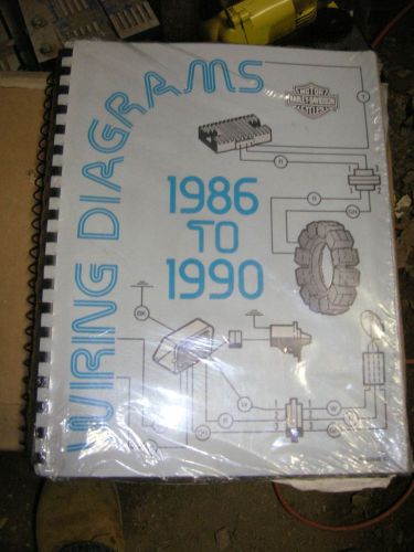 86-90 harley davidson all models motorcycle electrical wiring diagrams #99948-90