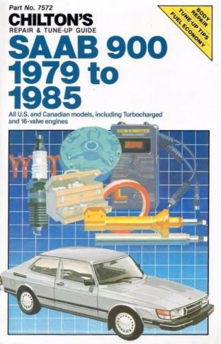 Chilton&#039;s saab 900 turbo repair service shop manual 1979 80 81 82-1985 #7572