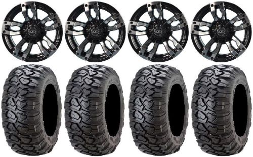 Madjax velocity mach golf wheels 12&#034; 23x10-12 ultracross tires yamaha