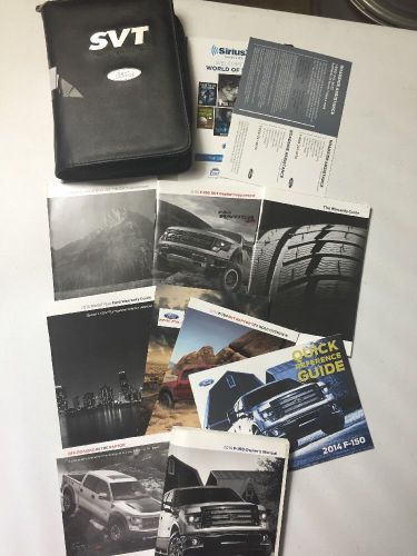 2014 ford f-150 raptor svt owners manual package case free shipping new f150