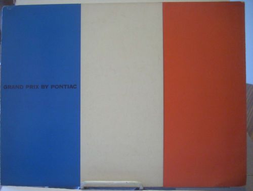 Original 1966 pontiac grand prix dealership sales brochure