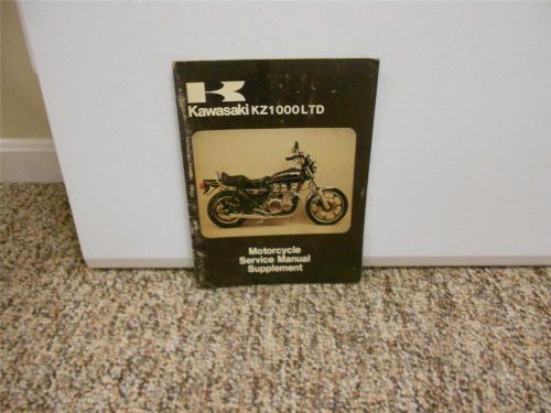 Manual kawasaki kz 1000 ltd motorcycle service manual supplement c6
