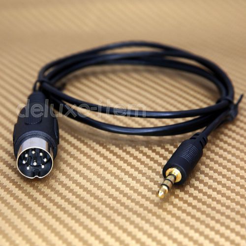 Alpine car radio stereo 8-pin m-bus din cable cord to 3.5mm mini jack aux in mp3