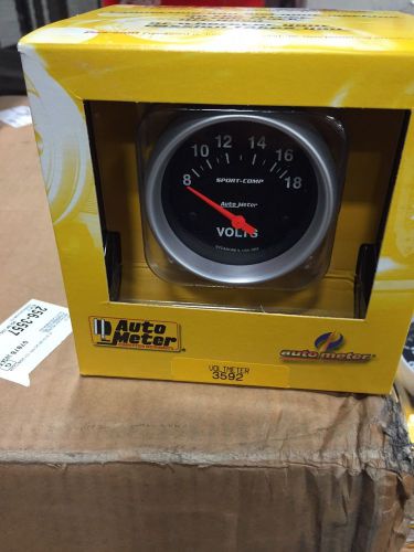 Auto meter volt meter sport-comp gauges 3592