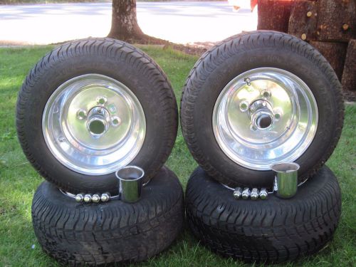 Golf cart  aluminum custom wheels with tires