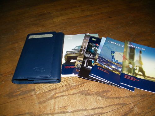 2009 land rover lr4  owners manual with case and navigation lan20