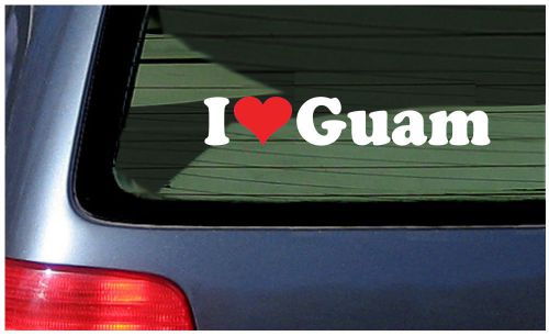 I love guam sticker vinyl decal car tattoo chamorro islands