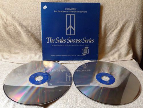 Vintage 1986 oldsmobile dealer sales success series--2 video disc-nice-in jacket