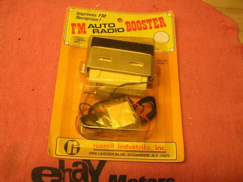 Vintage fm auto radio booster, man by russell industries, ny