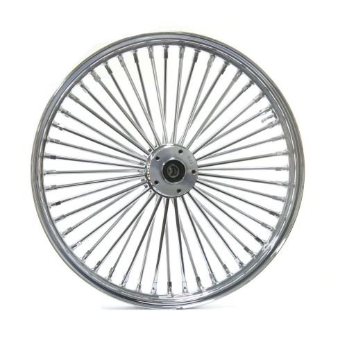Fat spoke 26&#034; big wheel front chrome 08-13 harley electra glide flhtc ultra