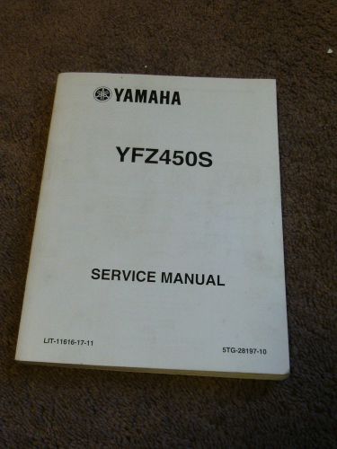 2004 yamaha atv yfz450s service repair shop manual quad 450 dealer oem