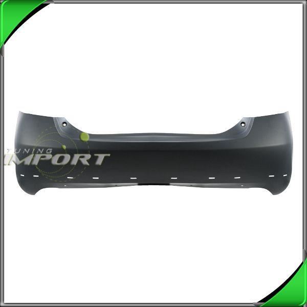 07-11 camry se 4cyl primered 1-exhaust+spoiler hole usa built rear bumper cover
