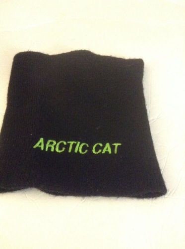 Arctic cat unisex neck warmer black with green arctic logo on front