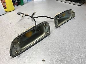Ford courier bumper turn signal light housings 1972-1976 oem tested