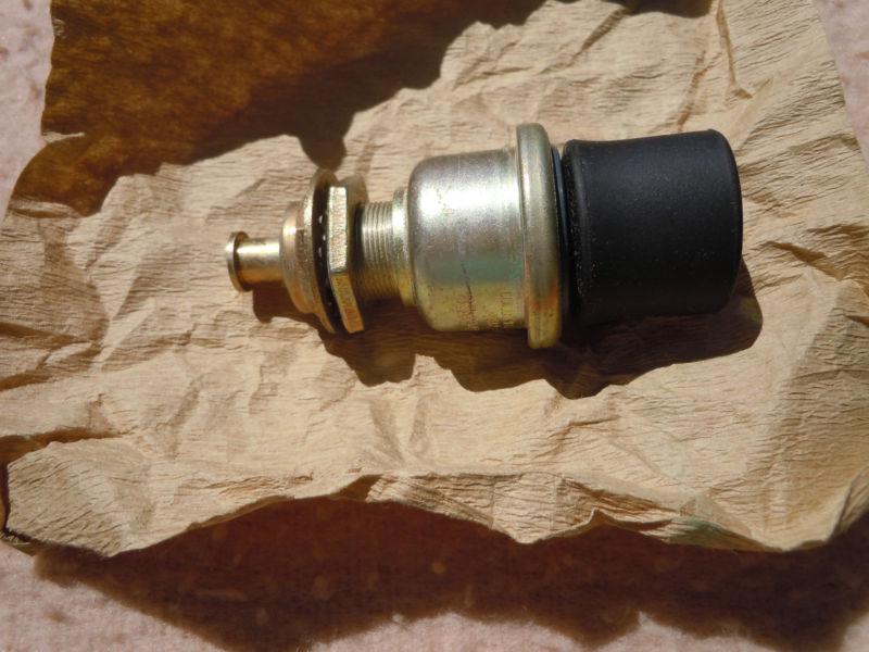 Nos military electrical "push" switch with "packard" connection made by douglas 