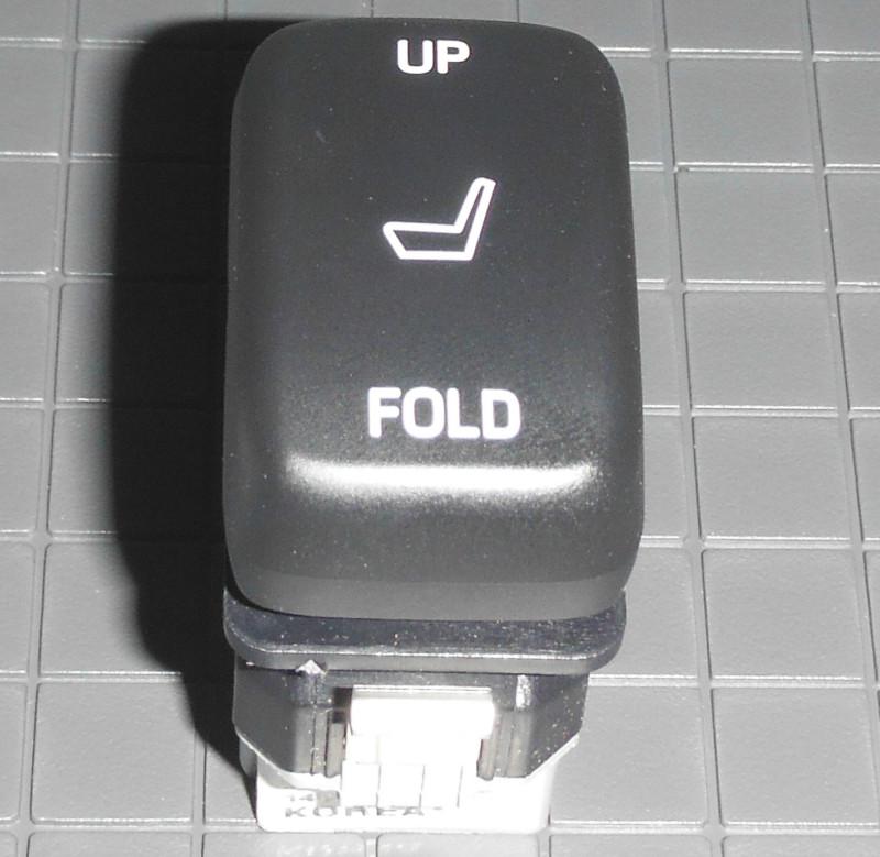 ~new oem front third row power folding seat switch black expedition navigator~