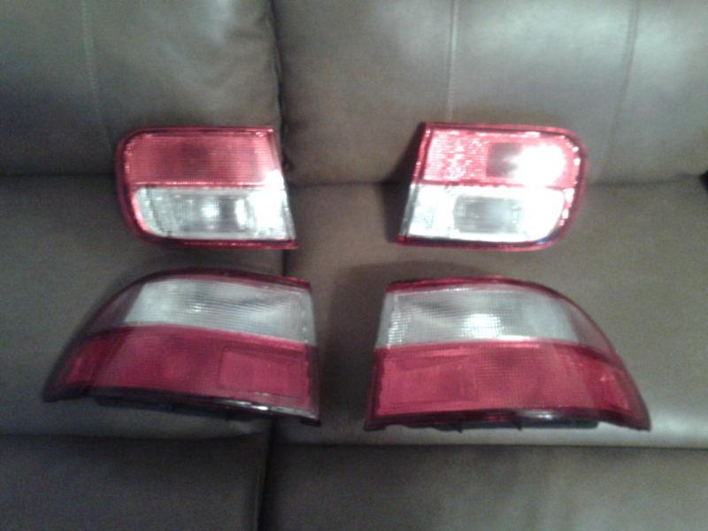 Honda civic rear left and right tail and trunk lenses full set back and front